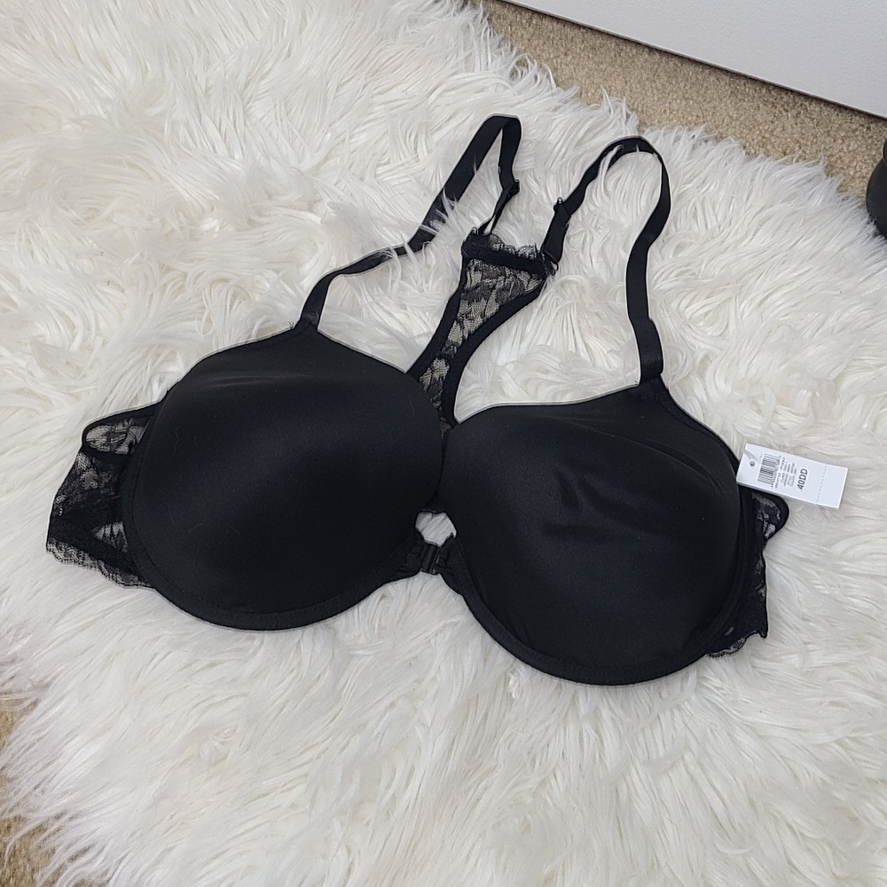 NWT Front Closure 40DD Rue 21 Racerback Lace Bra